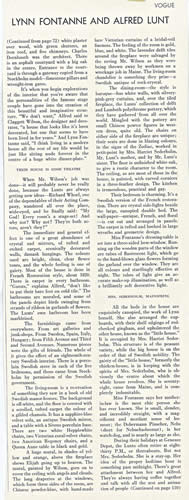 Vogue article, May 1, 1940