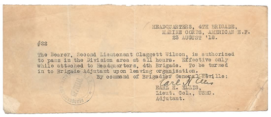 Claggett Wilson document