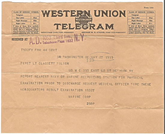 Claggett Wilson document