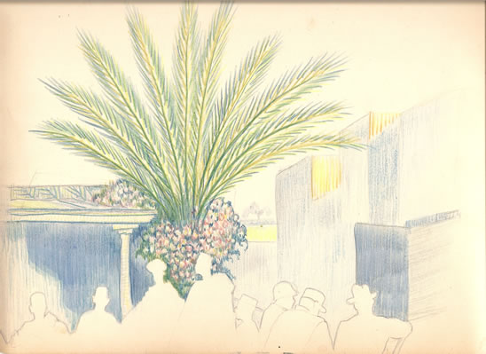 Claggett Wilson Landscape painting