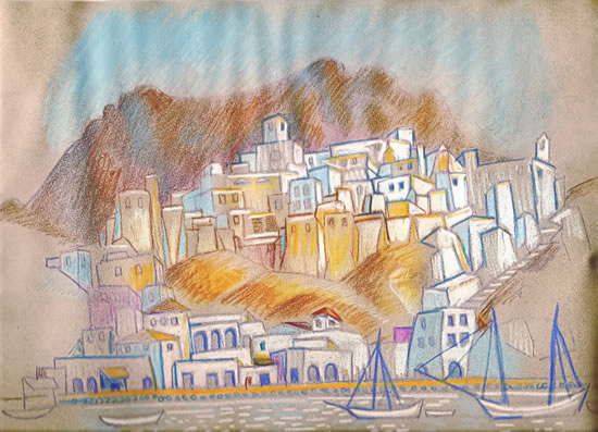 Claggett Wilson Landscape painting