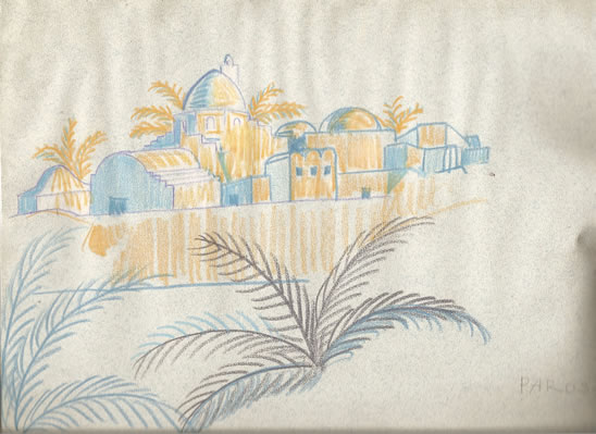 Claggett Wilson Landscape painting