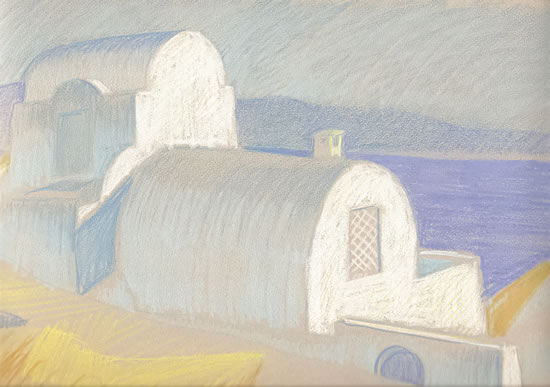 Claggett Wilson Landscape painting