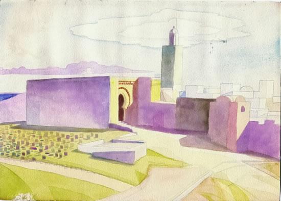 Claggett Wilson Landscape painting