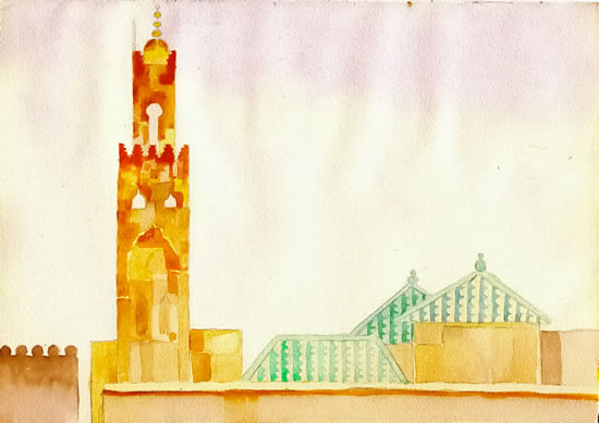 Claggett Wilson Landscape painting