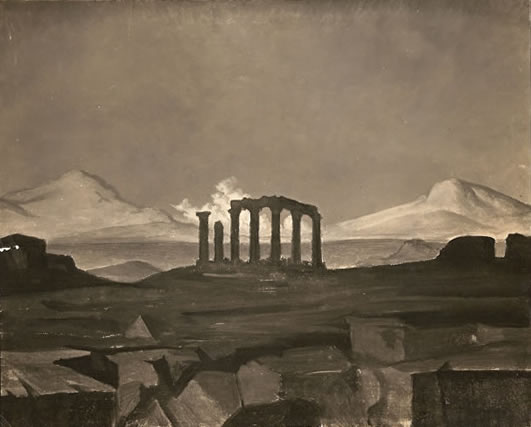 Claggett Wilson Landscape painting