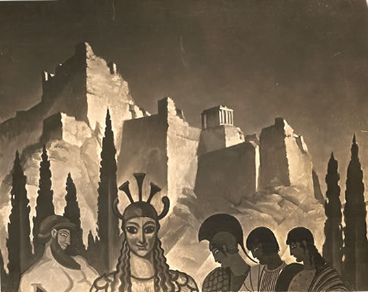 Claggett Wilson Landscape painting