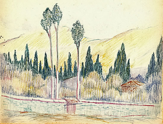 Claggett Wilson Landscape painting